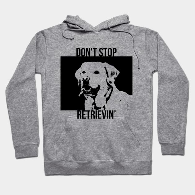 Don't Stop Retrieving Funny Golden Retriever Owner Hoodie by RedYolk